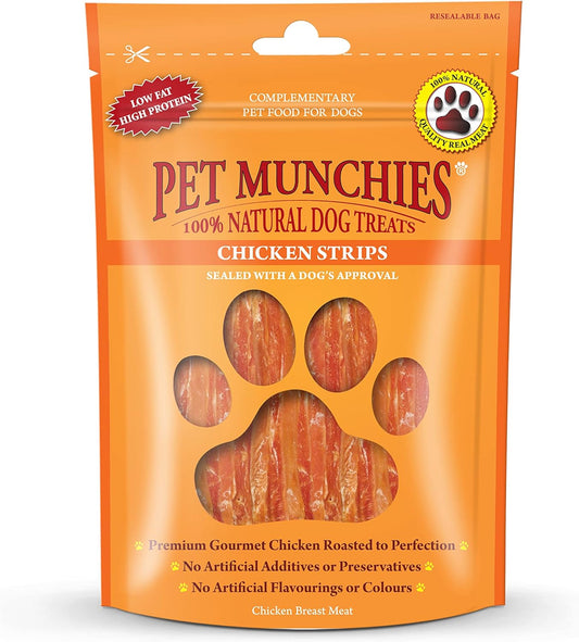 Pet Munchies Chicken Strips 90g