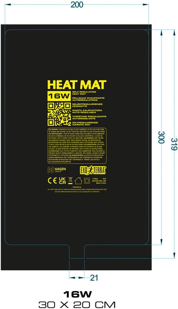 Exo Terra Heat Mat 16w 30 x 20cm