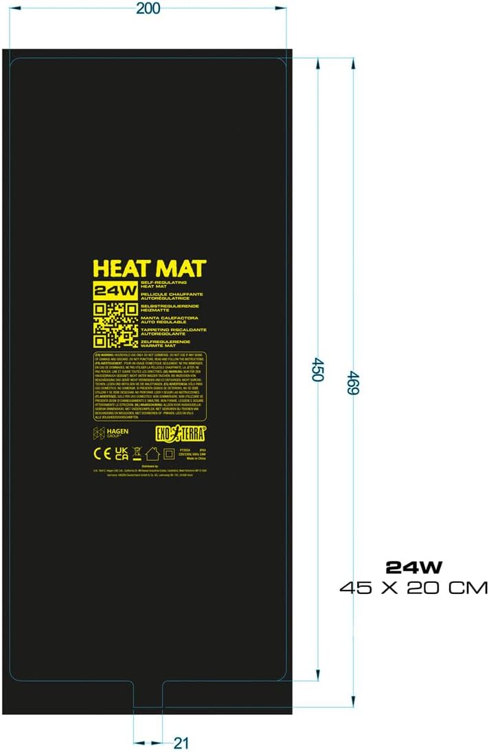 Exo Terra Heat Mat 24w 45 x 20cm