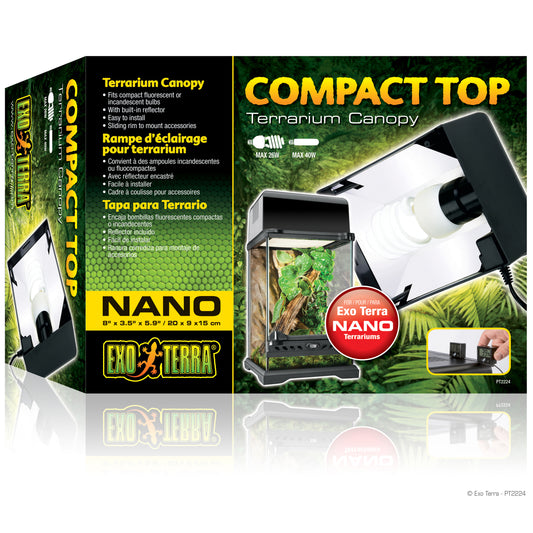 Exo Terra Compact Top Canopy Nano 20 x 9 x 15cm