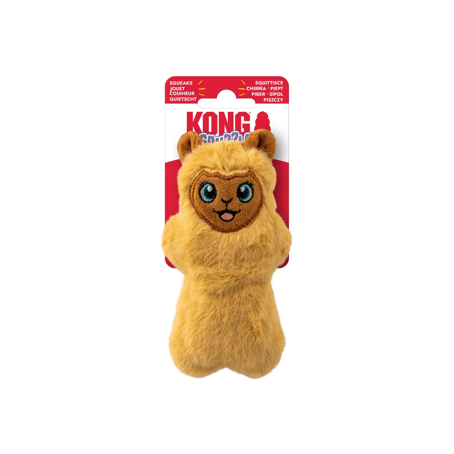 KONG Snuzzles Mini Llama  X-Small Squeaky Dog Toy