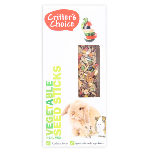 Critter's Choice Small Animal Seed Sticks Vegetable 2 Sticks 100g