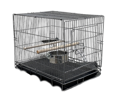 Wundapets Parrot Carrier 19" Antique Black