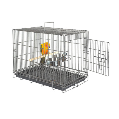Liberta Parrot Carrier Carrying Cage Antique Black Small