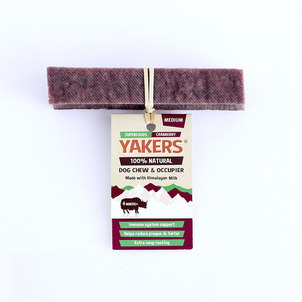 Yakers Chew Cranberry Medium