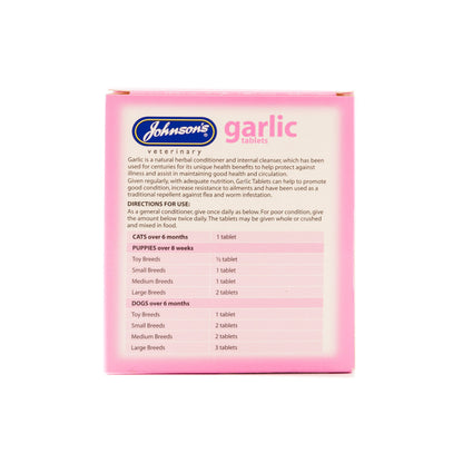Johnson's Veterinary Garlic Tablets 200 tablets