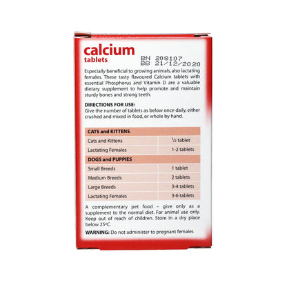 Johnson's Veterinary Calcium Tablets 40 Tablets