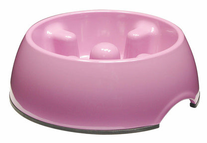 Hagen Dogit Anti Gulp Dish Small Pink Dog Food Bowl