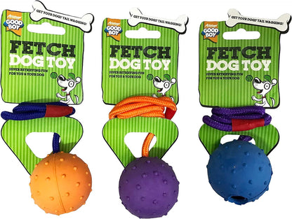 Good Boy Ball On A Rope Assorted Colour