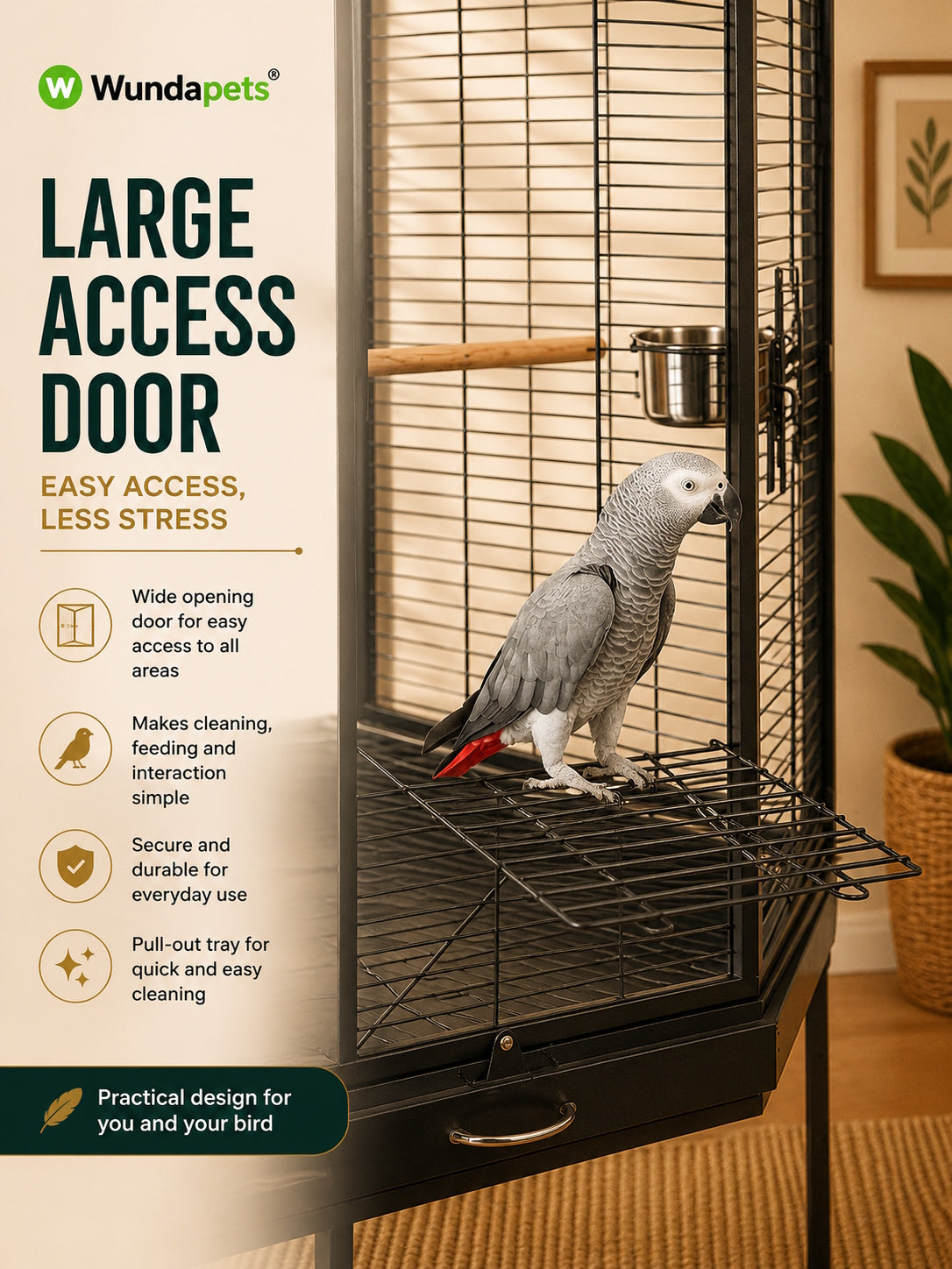 Liberta Alaska Corner Large Bird Cage