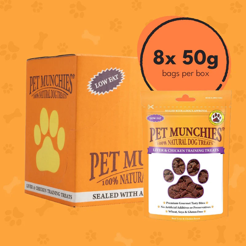 Pet Munchies Liver & Chicken Training Treats 50g