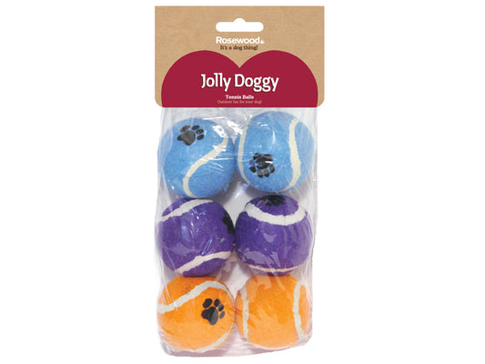 Rosewood Tennis Balls 6pcs